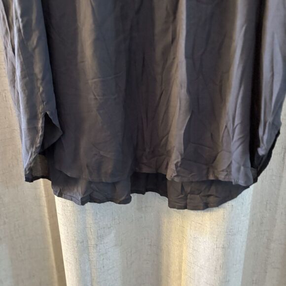 H&M L.O.G.G. Women Gray Casual Tunic Dress Size 2 - Picture 3 of 7